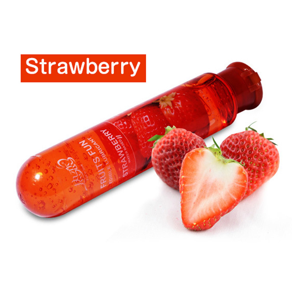 Wholesale 80ml Fruit Flavor Sex Lubricant Orgasm Body Massage Oil Lube