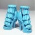  EU Direct  10 Pairs of Shoes Toy High Heel Shoes Boots Accessories for 11in doll  Style Random 