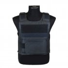 [EU Direct] Lightweight Armor Plate Tactical SWAT Vest Protective Clothes for Police  black_Free size