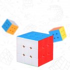 [Indonesia Direct] 3 * 3 Creative Magnetic Force Waterorpf Speed Puzzle Cube Intellectual Development Smart Cube Magnetic colorful