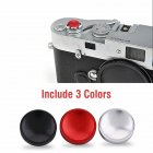 ID 3pcs/set Aluminium Alloy Camera Shutter Release Button for X100 X10 XPRO1 XE1 Black/red/silver 3PCS
