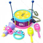 ID 5pcs/set Children Jazz Drum Set Educational Instruments Toy