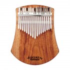 ID GECKO 17 Keys Kalimba African Camphor Wood Thumb Piano Finger Percussion