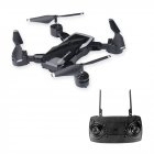 [Indonesia Direct] LF609 2.4Ghz 4CH Fold Drone RC Drone Altitude Hold Headless Mode One Key Return RC Quadcopter RTF Black without camera