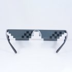 ID Men Women Glasses Thug Life 8-Bit MLG Pixelated Sunglasses for Minecraft players