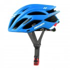 [Indonesia Direct] Men Women Piece Molding Cycling Helmet for Head Protection Bikes Equipment  blue_One size