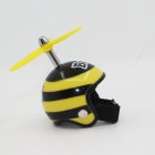 [Indonesia Direct] Motorcycle Helmets Keyring + Bamboo Dragonfly Safety Helmet Car Keychain Chain Gift  #17