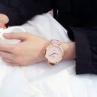 ID Simple Casual All-match Quartz Watch for Couples Confidante pink L