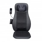 [US Direct] 1 Set Massage  Pad Pu Leather Us Plug 110v Vibration Heating Kneading Function Mode Massage Chair Pad Black