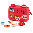 [US Direct] 1 Set Of Cute Waterproof Children's  Backpack Shoulder Bag Gift Suitable For Boys Girls Red