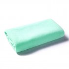 US 25*25cm Car Wash Towel Soft Microfiber Fiber Buffing Fleece Car Wash Towel Absorbent Dry Cleaning Kit light green