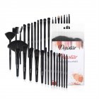 [US Direct] 32 Pcs Professional Makeup Brush Set With Storage Bag Foundation Eyeshadow Brushes Beauty Tool black
