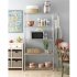  US Direct  5 layer Metal Shelf Without Wheels 180 x 90 x 35 Storage Rack For Home Kitchen Outdoor Displaying silver