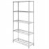  US Direct  5 layer Metal Shelf Without Wheels 180 x 90 x 35 Storage Rack For Home Kitchen Outdoor Displaying silver