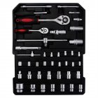 [US Direct] 799 Pcs Trolley Case Tool Set Aluminum Alloy Essential Kit Ideal Home Tool Set For Shop Workplace silver