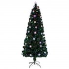 [US Direct] 7ft 290 Branches Christmas Tree Easy Setup Bright Spot In Home Decorating For Christmas Night Delightful Decoration For Home Office Party 290 Branch