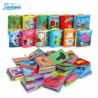 US ACEKID 12pcs Baby Cloth Learning Book Set Fabric Baby Cloth Crinkle Soft Book