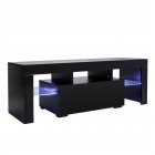 US Led TV Cabinet with Single Drawer High Strength Cabinet Black