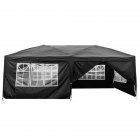 [US Direct] Lt-3x6m Beach Shelter Compact Instant Canopy  Tent Portable Tent For Camping black