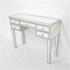  US Direct  Mirrored Desk Vanity Table With 5 Drawers For Home Bedroom Storage Five draws