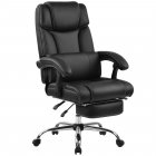 [US Direct] Office Chair——High Quality Pu Leather/Double Padded/Support Cushion And Footrest