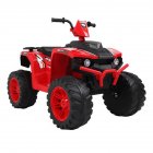 US Original LEADZM Electric  Car Lz-9955 12v7ah Atv Toy With Led Headlight Dual-drive Battery Slow Start Black&red