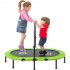  US Direct  Parent child Trampoline Adjustable Armrests Mini Double Trampoline For Outdoor green