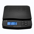 [US Direct] Sf-550 30kg/1g Portable Kitchen Scale Lcd Digital High Precision Automatic Shut-off Postal Shipping Scale black