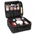  US Direct  Storage Bag Professional 600d Oxford Cloth Cosmetic Bag Makeup Artist Travel Storage Bag Black Sm 1805 black