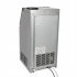  US Direct  ZOKOP 120v 495w 150lbs 68kg 24h Ice Maker With Transparent Cover 24lbs Large Capacity Stainless Steel Ice Machine silver