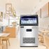  US Direct  ZOKOP Commercial Freestanding Stainless Steel Ice Maker For Home Kitchen Office Restaurant Bar Coffee Shop 120 lbs