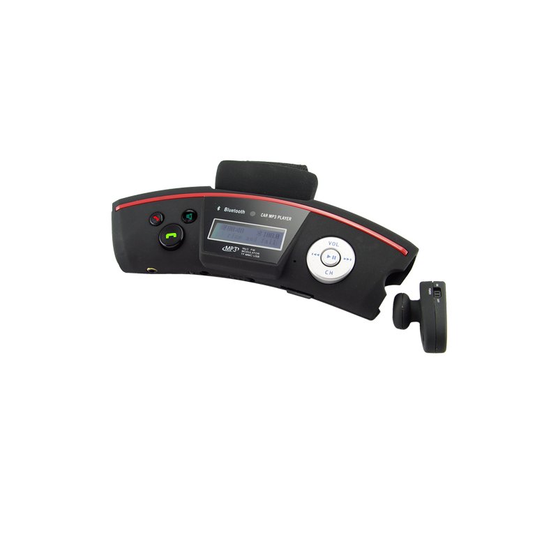 Car Steering Wheel Bluetooth Adapter with Wireless Earpiece
