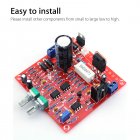 0-30V 2mA-3A Adjustable DC Regulated Power Supply DIY Kit Short Protection(Red Board) Red board