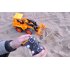 1 10 RC Bulldozer with Rechargeable Battery and Charger   Scoop up sand and drive around just like a real bulldozer
