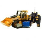 1:12 Simulation Engineering Model RC Bulldozer Excavator Crane Dump Truck