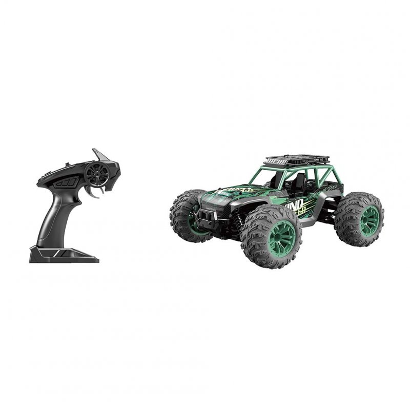 1/14 Scale RC Car Simulation Model Toy Four Wheel Drive Off-road Vehicle Gift for Kids green_G168