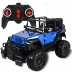 1:18 2WD 4CH Electric Wireless Alloy Remote Control Charging Opening Door Car with LED Light Kids Toy blue