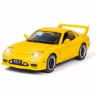 1:32 Simulation Sports Car Children's Racing Vehicle Toy with Sound Light Effect Delicate Christmas Gift yellow