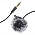 1.5m Clip-on Microphone Collar Tie Mobile Phone Lavalier Microphone Mic for ios Android Cell Phone Laptop 3.5mm interface
