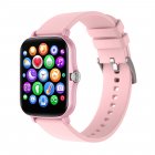 1.7 Inch HD Screen Y20 Smart Watch Men Rotate Button IP67 <span style='color:#F7840C'>Waterproof</span> Smartwatch Pink