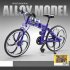 1 8 Alloy Mountain Bike Model Simulation Sliding Steering Mtb Bicycle Toys For Children Gifts Collection yellow