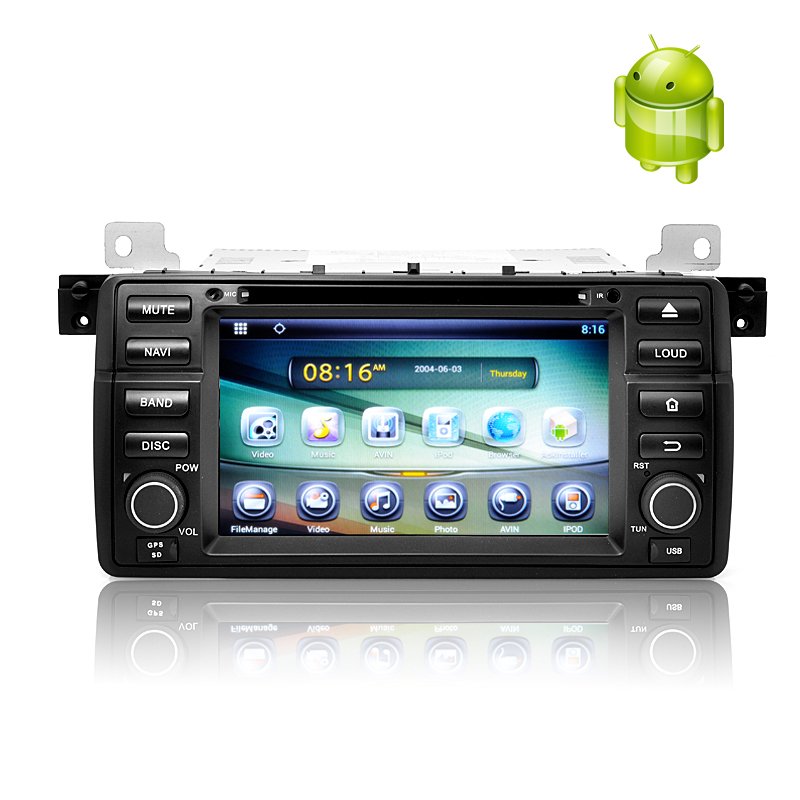 1 DIN Android 4.2 Car DVD Player for BMW E46