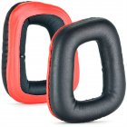 1 Pair Ear Pads Replacement Headset Ear Cups Compatible For Logitech G35 G930 G430 F450 G331 G231 G431 Earmuffs Black and red PU Item No. 23A27