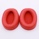 1 Pair Earpads Replacement Sponge Sleeve Earmuff Compatible For Sony Mdr-100abn Wh-h900n Headphone red