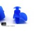 1 Pair Environmental Silicone Spiral Waterproof Dust Proof Earplugs in Box Water Sports Swimming Accessories Orange