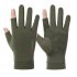 1 Pair Fishing Gloves Outdoor Fishing Protection Anti slip Half Finger Sports Fish Equipment Three fingers black One size