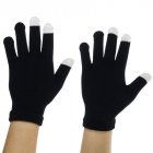 1 Pair USB Heated Gloves Electric Heating Warming Touch-screen Gloves Windproof