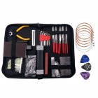 1 Set Guitar Maintence Tool Kit Set Tool Guitar Repair <span style='color:#F7840C'>Care</span> Tool Tool Kit set + 1 set of strings + 3 picks