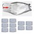 10 20 50 100pcs Universal PM2 5 6 Layer Activated Carbon Filter Mat for Mask 50PCS