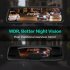 10 inch Streaming Media Rearview Mirror Recorder 1080p Hd Night Vision Dual Lens 2 5d Full Screen Reversing Recorder black